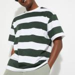 Men Oversized Striped T-shirt