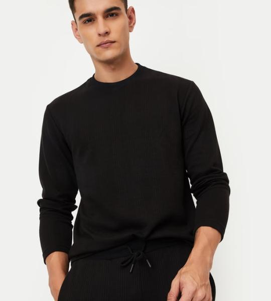 Men Knit Thermal T-shirt