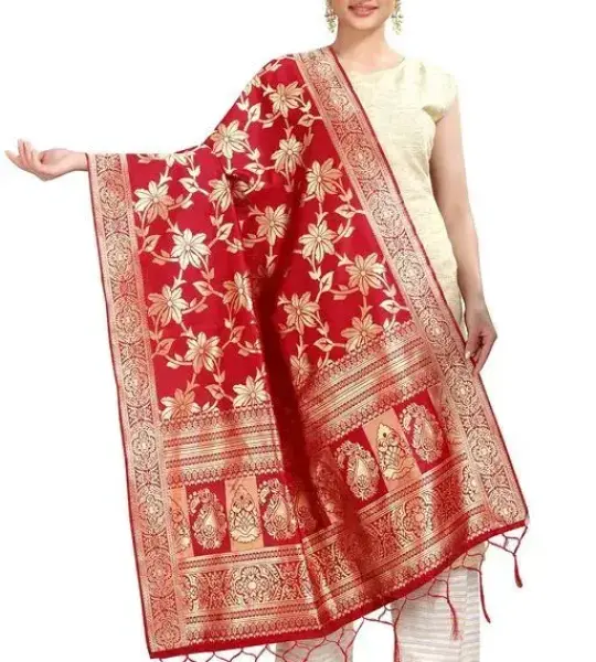 Beautiful Banarasi Silk Dupatta