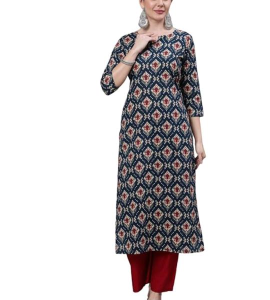 Bollyclues Women's Crepe Eligent Bandhani Printed Kurti(BA-02)