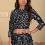 Cotton Printed Chaniya Choli With Dupatta