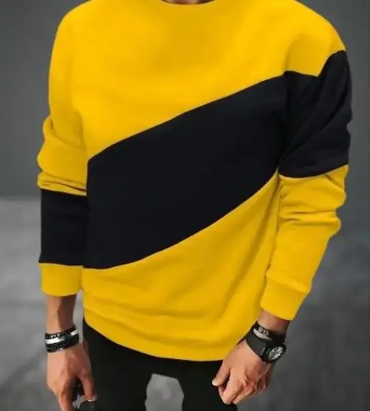 Men Yellow Printed Cotton Pure Cotton T-shirt