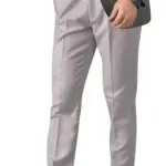 ELANHOOD Men's Grey Formal Trousers Pants | Trouser | Formal Pant